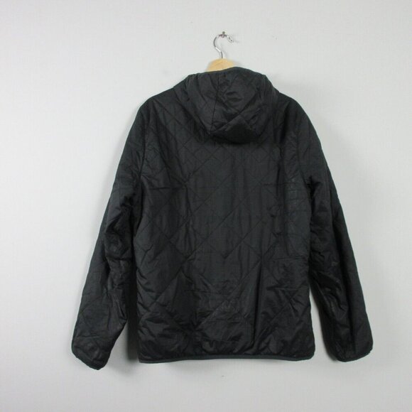 Rhone Tundra Quilted Hooded Jacket Men's M Black Polyester Puffer Jacket 462 - Picture 2 of 16